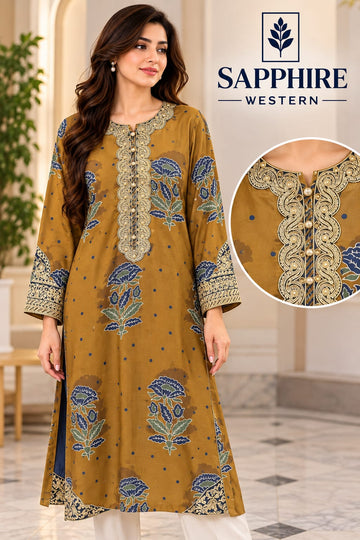 Silk Embroidery Shirt (Small)